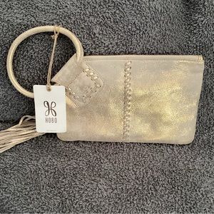Gorgeous HOBO Gold/Silver Clutch NWT